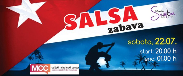 Salsa zabava s plesno šolo Samba