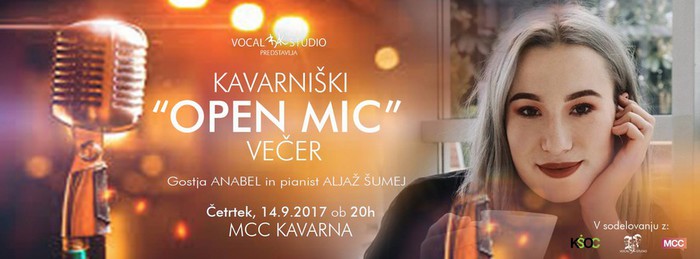 Kavarniški ˝OPEN MIC˝ večer