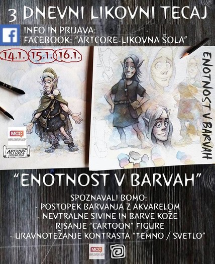 Enotnost v barvah - likovni tečaj