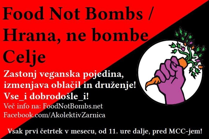 Hrana, ne bombe / Food Not Bombs - Celje