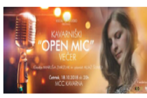 Kavarniški ''OPEN MIC'' večer 