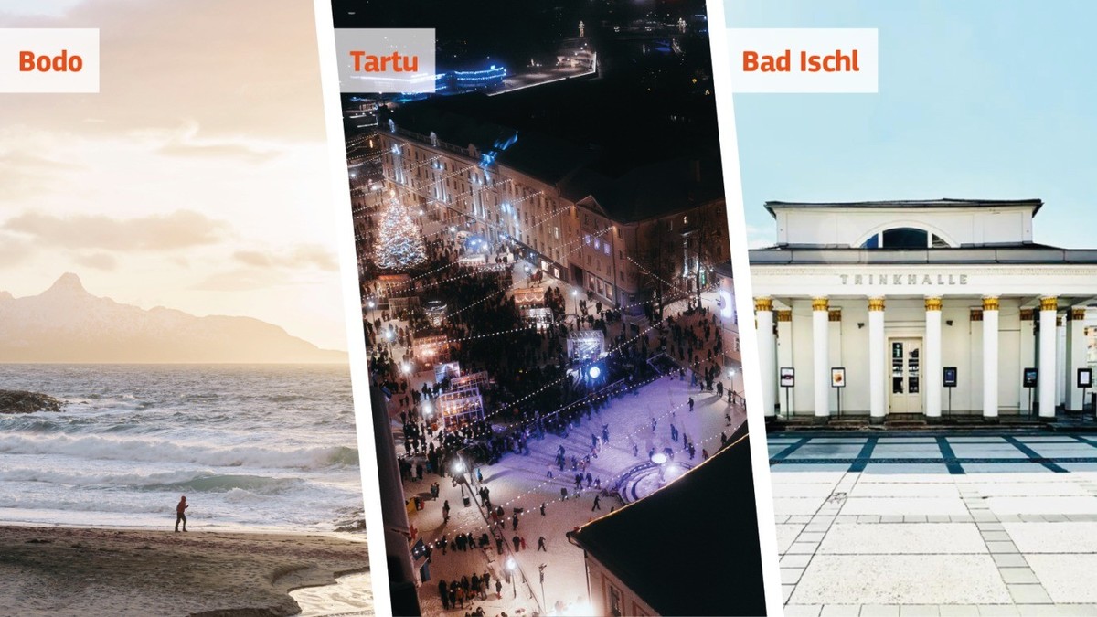 Bad Ischl, Tartu in Bodø postali evropske prestolnice kulture 2024