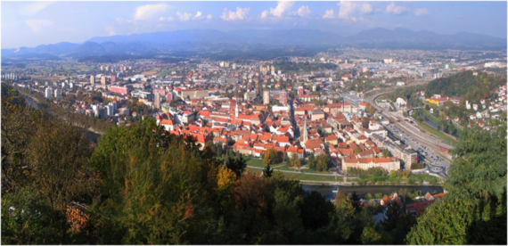 Celje torch walk