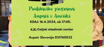 Predstavitev programa Aupair v Ameriki