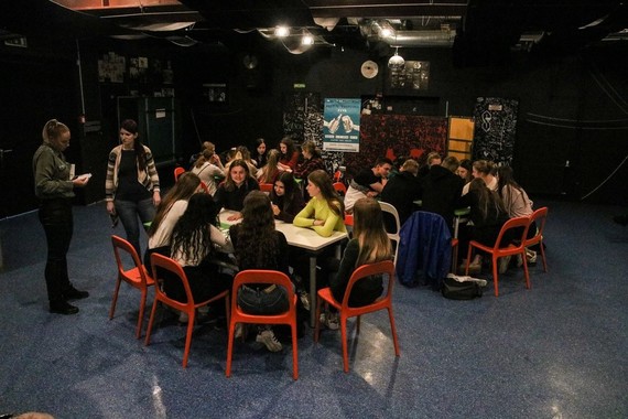 Dijaki iz Poljske na obisku v Celjskem mladinskem centru
