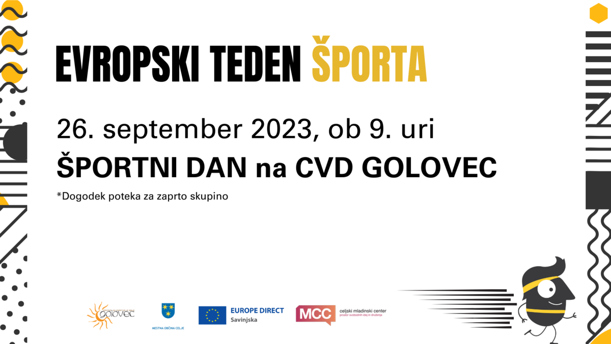 Evropski teden športa 2023: CVD Golovec – Športni dan