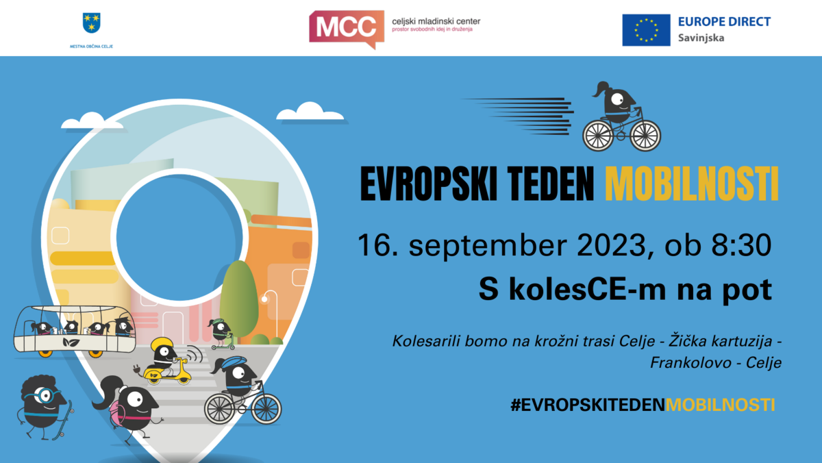Evropski teden mobilnosti 2023: S kolesCE-m na pot