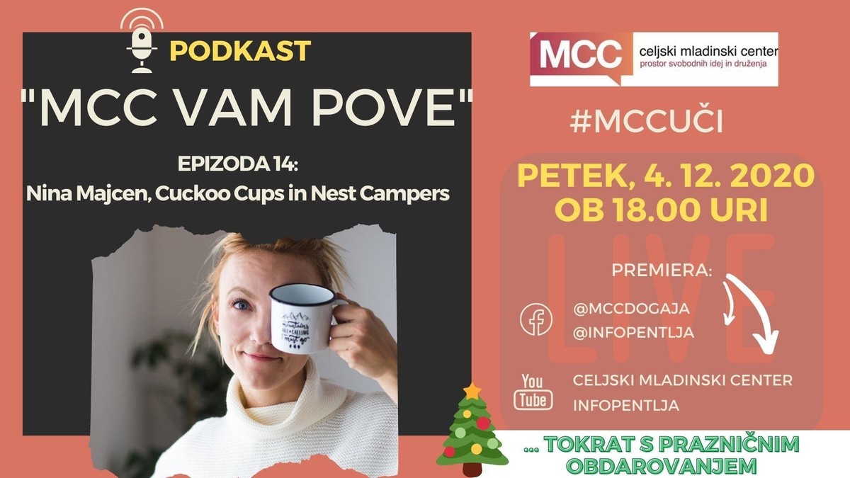 MCC vam pove: Podkast z Nino Majcen (Cuckoo Cups & Nest Campers)
