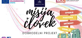 Začeli smo z zbiranjem za Dobrodelni projekt: Misija človek