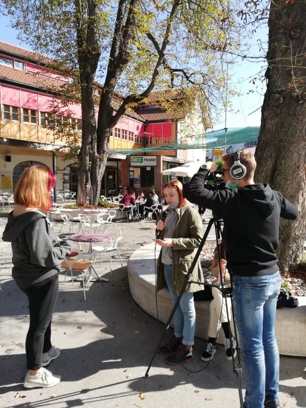 Prispevek TV ekipe Srednje šole za strojništvo, mehatroniko in medije