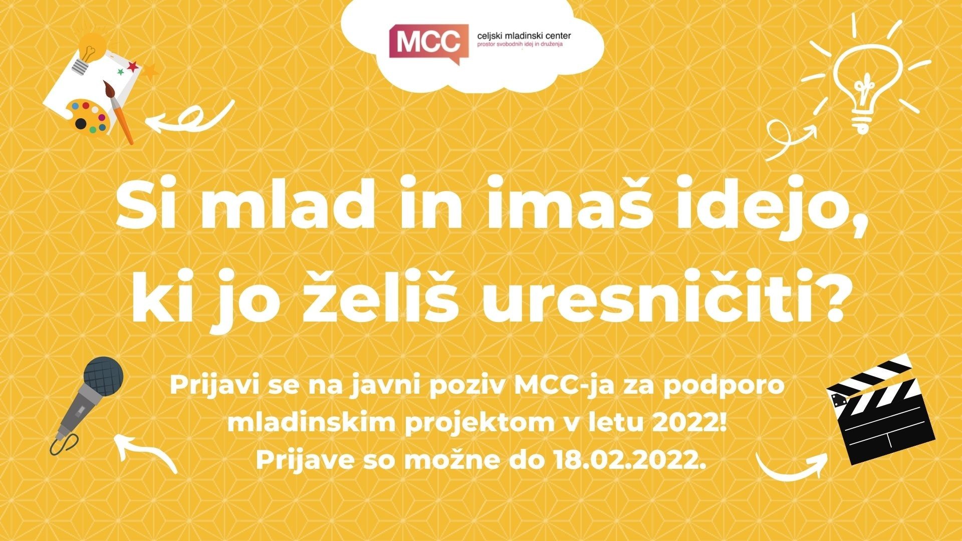 Objavili smo poziv za podporo mladinskim projektom v letu 2022