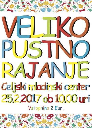 Veliko pustno rajanje z gledališko predstavo