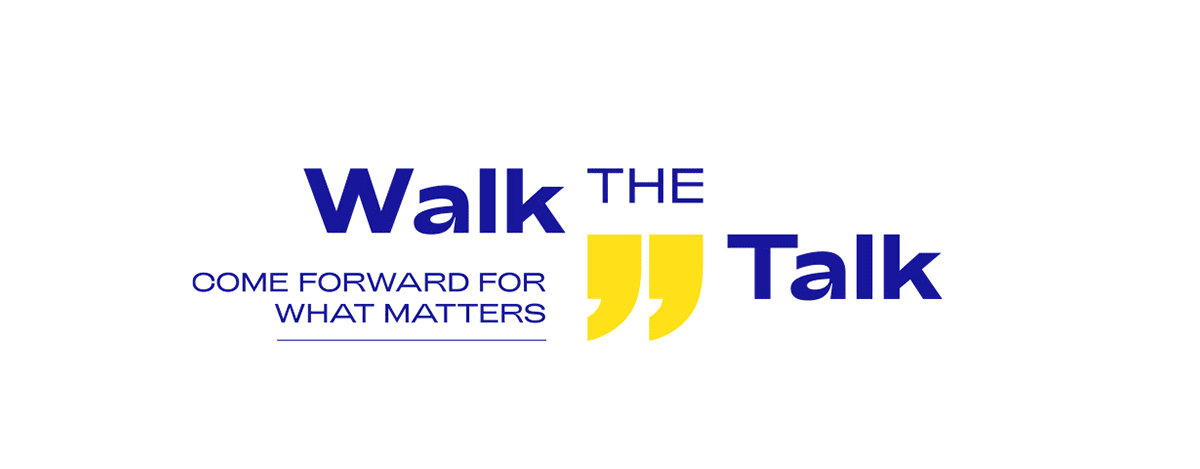 Začetek kampanje Walk the talk