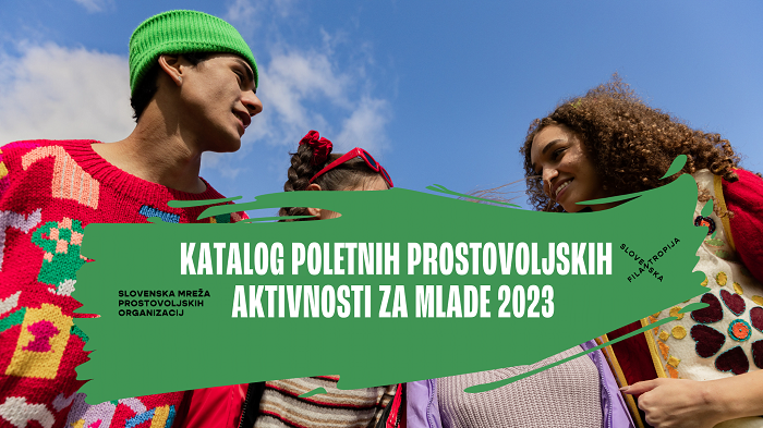 Katalog poletnih prostovoljskih aktivnosti za mlade 2023