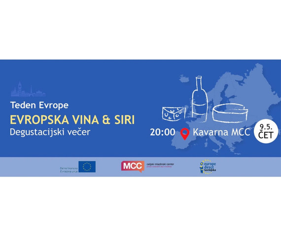 Degustacijski večer Evropskih vin in sirov