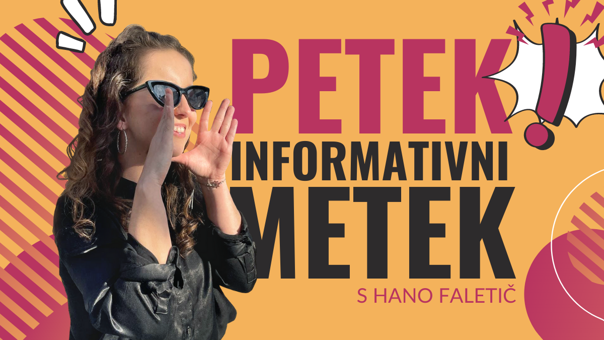 Petek - informativni metek, 12.11.2021