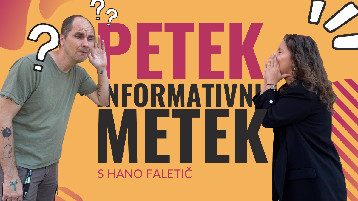 Petek - informativni metek, 10.9.2021