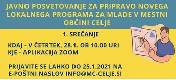 Javno posvetovanje za pripravo novega lokalnega programa za mlade v MOC 1.srečanje