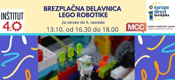 Brezplačna delavnica LEGO ROBOTIKE