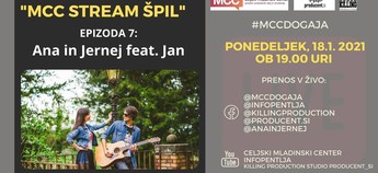 MCC stream ŠPIL: Ana in Jernej feat. Jan