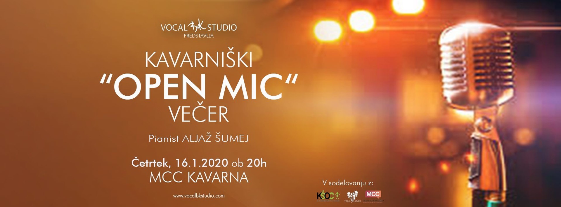 Kavarniški Open Mic