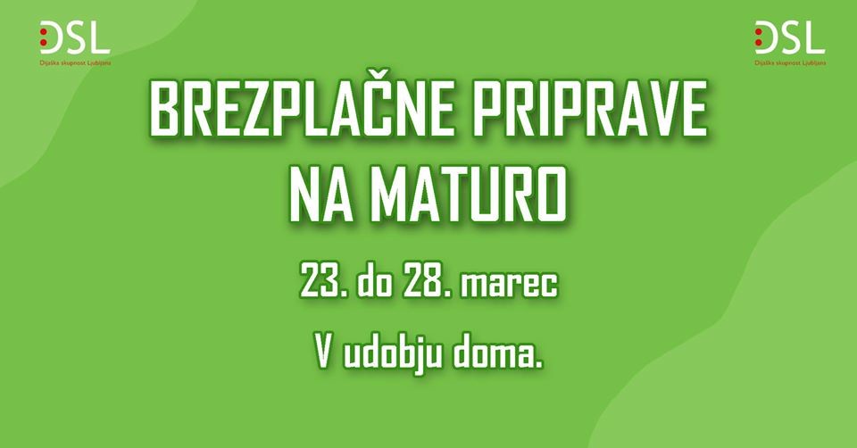 Brezplačne priprave na maturo