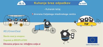 Evropski teden mobilnosti 2020: Kuharski tečaj - kuhanje brez odpadkov