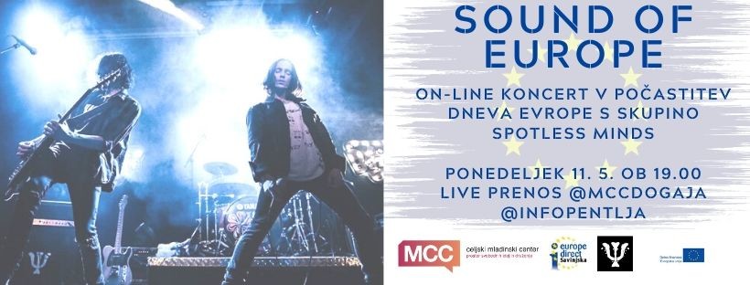 Sound of Europe - online koncert v počastitev Dneva Evrope @Spotlesa minds