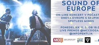 Sound of Europe - online koncert v počastitev Dneva Evrope @Spotlesa minds