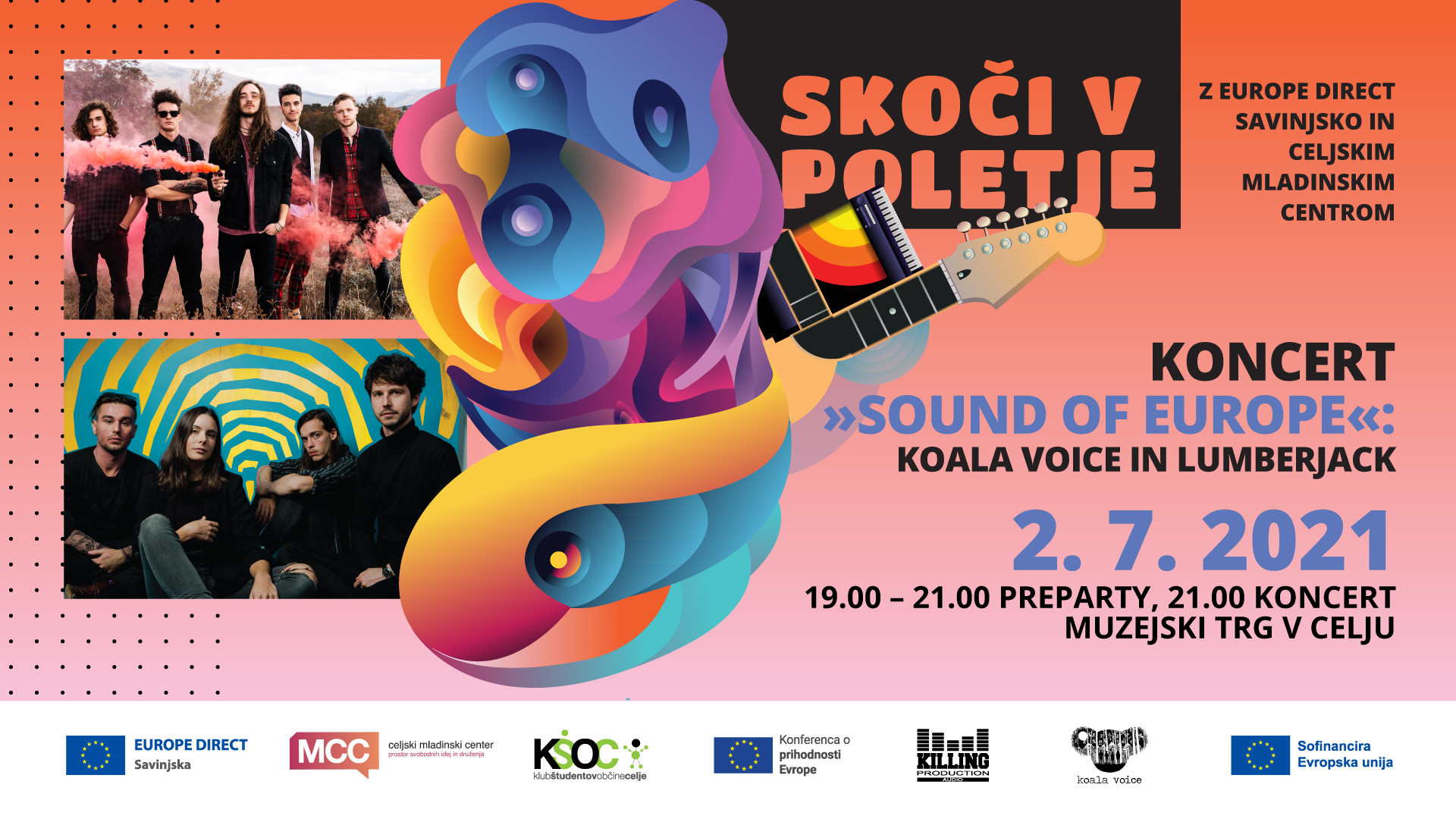 Koncert SOUND OF EUROPE: Koala Voice in Lumberjack