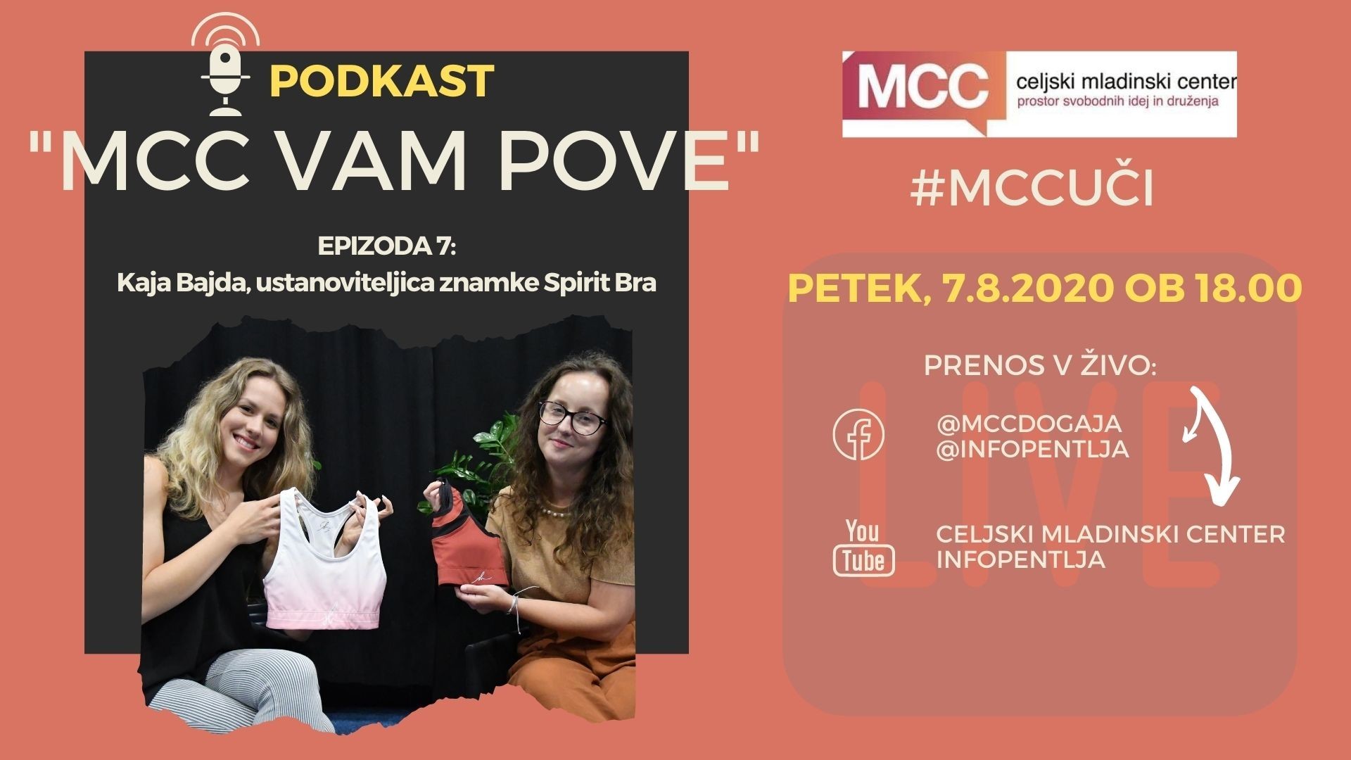 MCC vam pove: Podkast s Kajo Bajdo