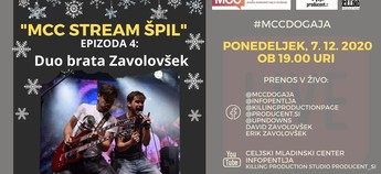 MCC stream ŠPIL - Duo brata Zavolovšek