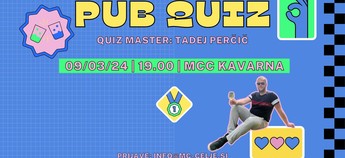 MCC PUB QUIZ s Tadejem Perčičem