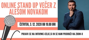 Online Stand up večer z Alešom Novakom