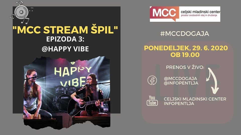 MCC stream ŠPIL - Happy Vibe