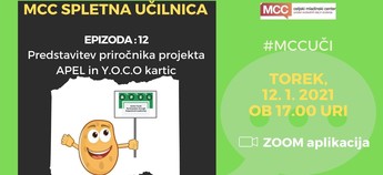 Spletna učilnica: Predstavitev priročnika projekta APEL in Y.O.C.O kartic