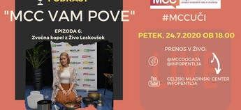 MCC vam pove: Podkast z Živo Leskovšek in zvočna sprostitev